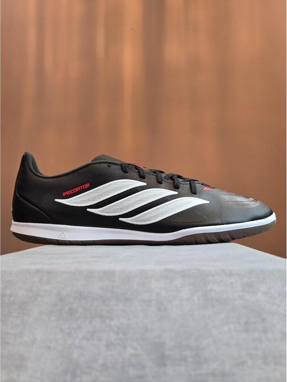 adidas Predator Club in Sala Black White Lucid Red (JS0359) Men's 10 Women's 11